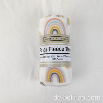 Die beste Qualität und Logos Decke Fleece -Stock -Mikro -Fleece -Bettdecke superweich gemütlich
